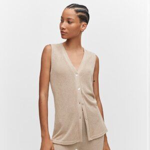 MANGO knitted vest, size M